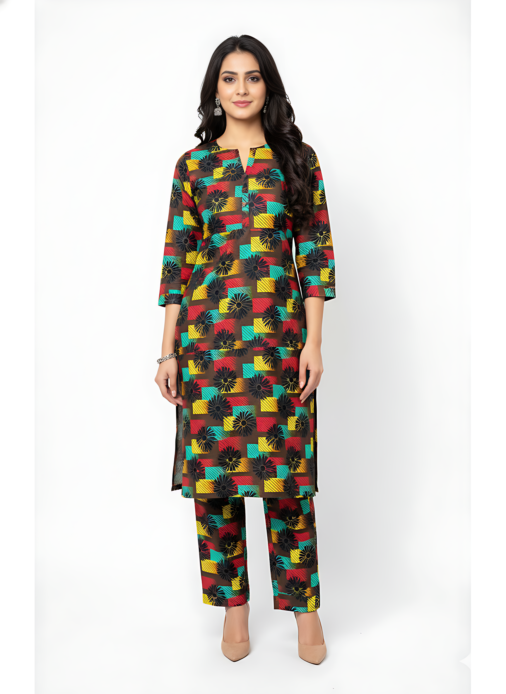 2-Pc Allover Premium Quality Lilon