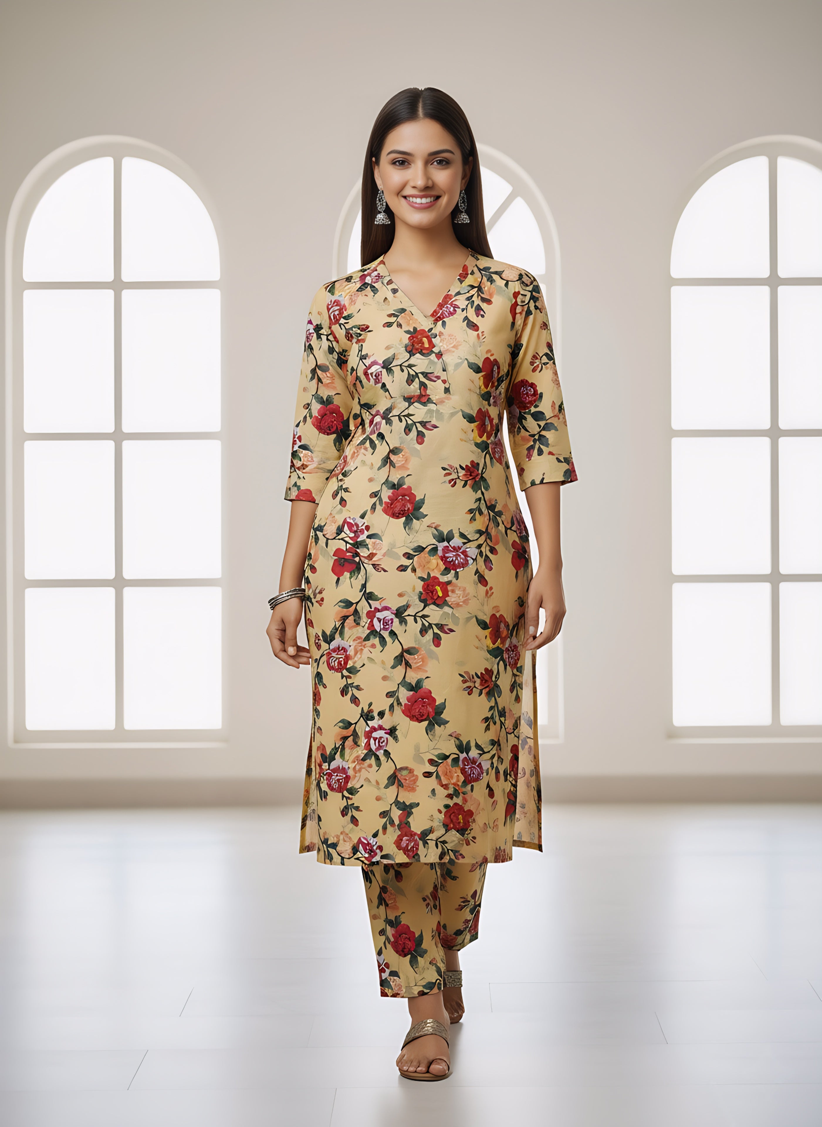 2-Pc All over Unstitched Premium Quality Khaddar KDYL-03